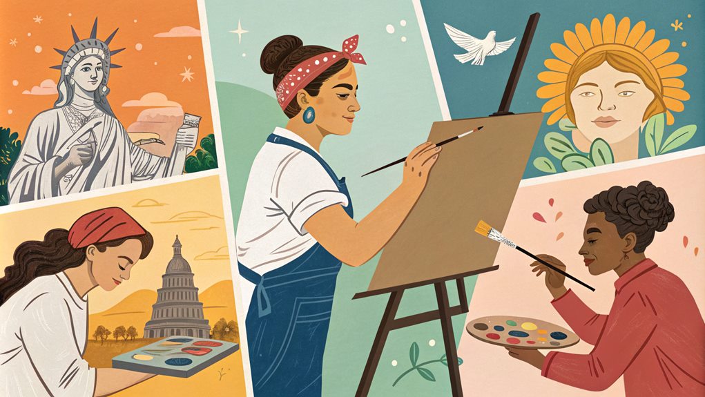 empowered women in art